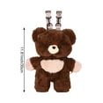 thumbnail image 2 of Jiibva Plush Bear Backpack Teddy Bear Doll Bag Multifunctional Plush Backpack Cartoon Animal Backpack Purse Gifts, 2 of 7