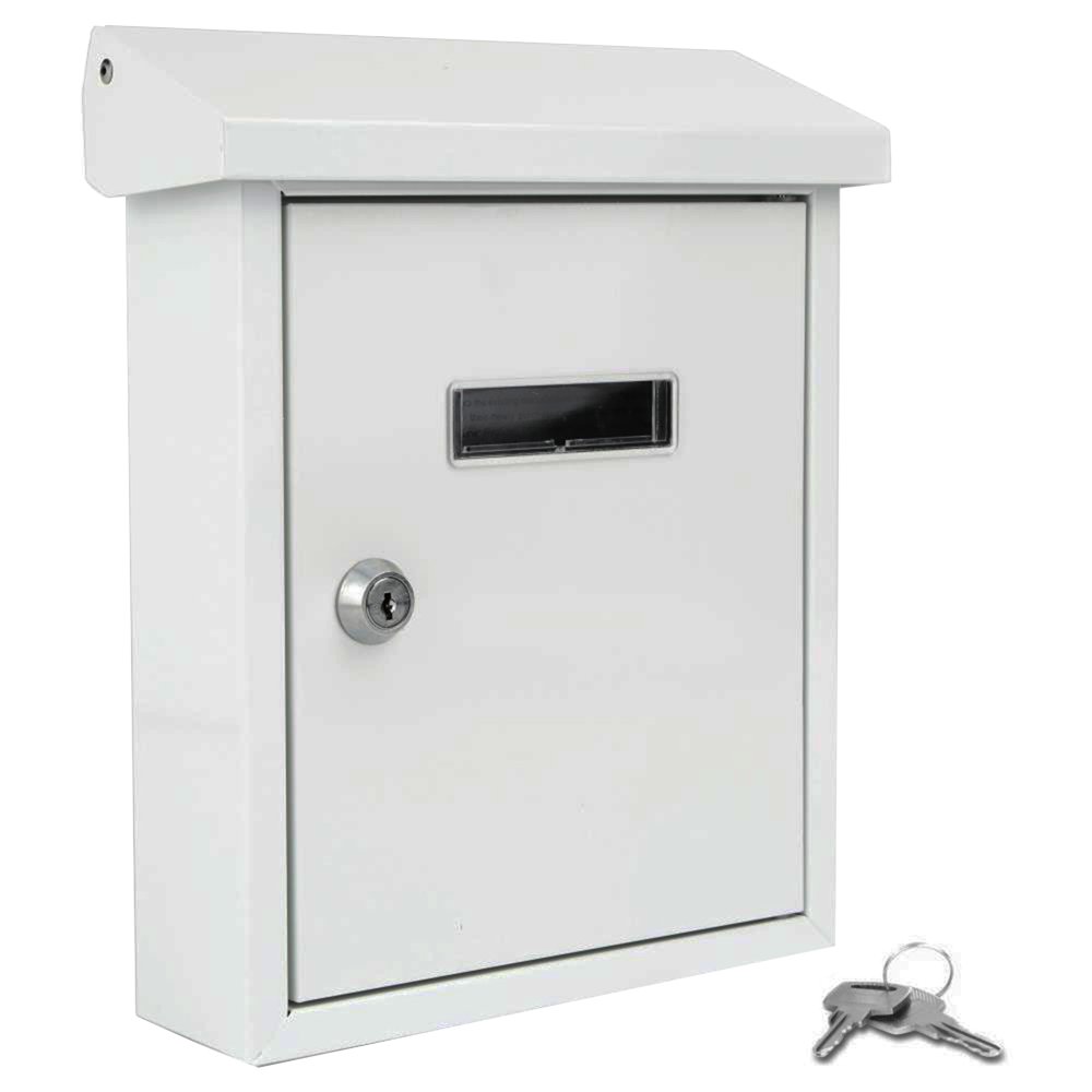 Indoor/Outdoor Wall Mount Locking Mailbox