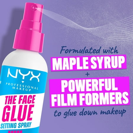 ニックス ザ フェイス グロウ セッティング スプレー 60ml NYX PROFESSIONAL MAKEUP SPRAY FIXATEUR THE FACE GLUE [bmj]