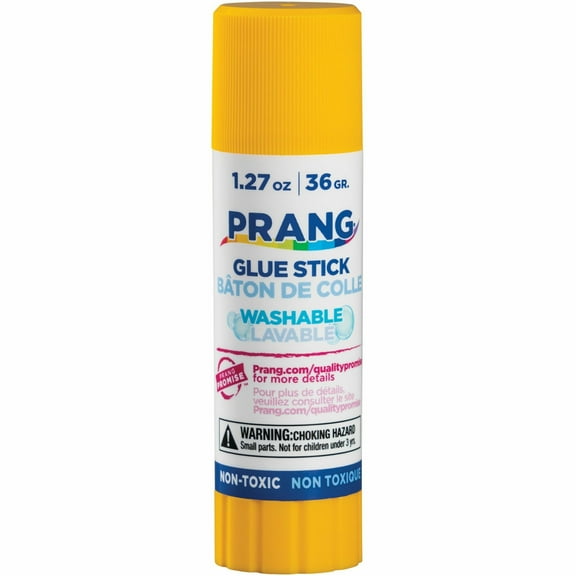 Prang Non-Toxic Odorless Washable Glue Stick, 1.27 oz, Clear