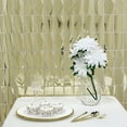 thumbnail image 5 of BalsaCircle Metallic Champagne Rectangle 6 feet Foil Tassels Fringe Backdrop Curtains Party, 5 of 8