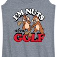 thumbnail image 3 of Disney - I'm Nuts About Golf - Women's Racerback Tank Top, 3 of 5