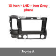 thumbnail image 5 of MAMSM para HONDA CIVIC 10 PULGADAS 2008 2009 2010 2011 2 Din Car DVD Radio Fascia auto audio Dash Kit Instalación Marco Embellecedor Bisel, 5 of 5