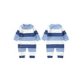 thumbnail image 2 of Gupgi Baby Girl Boy Striped Sweater Romper Infant Long Sleeve Full Length Jumpsuit Fall Winter Clothes, 2 of 9