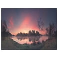 thumbnail image 2 of Purple Tinged Spring Mountains - Landscape Artwork Canvas, 2 of 3