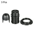thumbnail image 4 of Uxcell E14 Screw Thread 28mm Light Socket DIY Retro LED Bulb Lamp Holder Black 3 Pack, 4 of 5