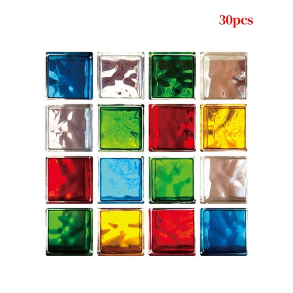 Billuyoard 30 Uds. Adhesivo para azulejo de cocina, adhesivo de mosaico para baño, autoadhesivo, decoración de pared para el hogar Type4 NO4