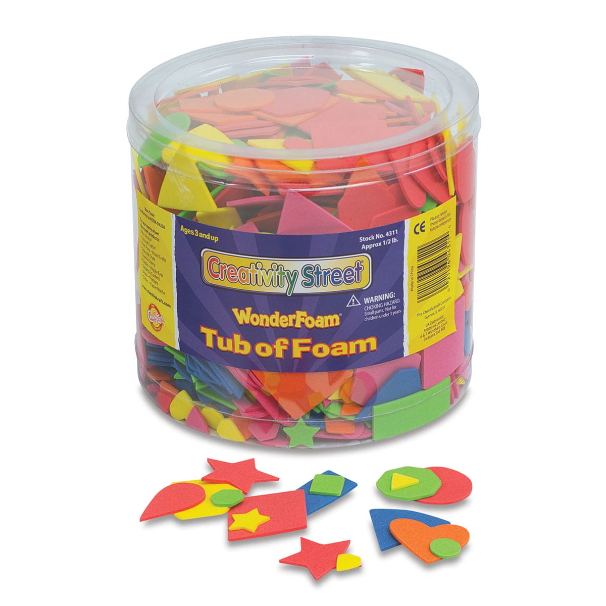 WonderFoam® Tub of Foam Shapes