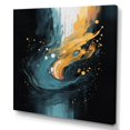 thumbnail image 2 of DESIGN ART Designart "Orange And Blue Reimagined Realities" Modern Geometric Wall Art Prints 16 in. wide x 16 in. high, 2 of 5