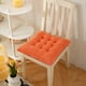 thumbnail image 3 of Cojín de asiento de Chenille grueso Naranja, cojín de asiento de comedor de grano de maíz 45*45cm, 3 of 5