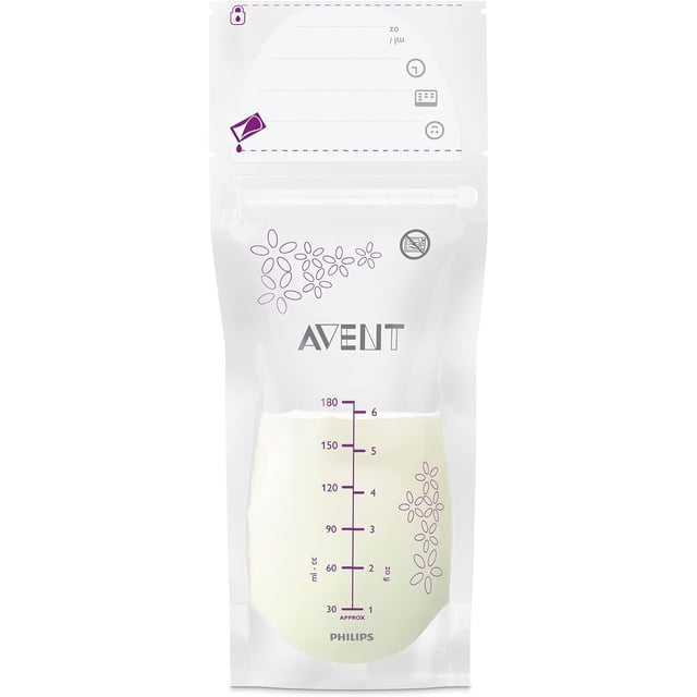 Bolsas para Leche Materna Almacena, Congela y Conserva 180 ml 25 pzs