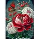 thumbnail image 1 of (LP239) Serie Flores Peonía Y Mariposa Con Diamantes Redondos Pintura Diamantes Resina 30x40CM, 1 of 9