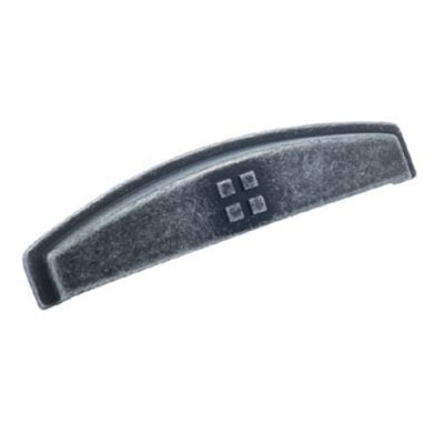 3 Forgings Cup Pull - Forgings 3 in (76 mm) Center-to-Center Wrought Iron Dark Cabinet Cup Pull