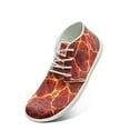 thumbnail image 5 of Wismoutput Red Flame Sneakers for Men Boys Minimalist Comfortable Barefoot Shoes Wide Width Size 5.5-14, 5 of 7