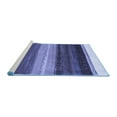 thumbnail image 2 of Ahgly Company Machine Washable Indoor Rectangle Abstract Blue Contemporary Area Rugs, 5' x 8', 2 of 4