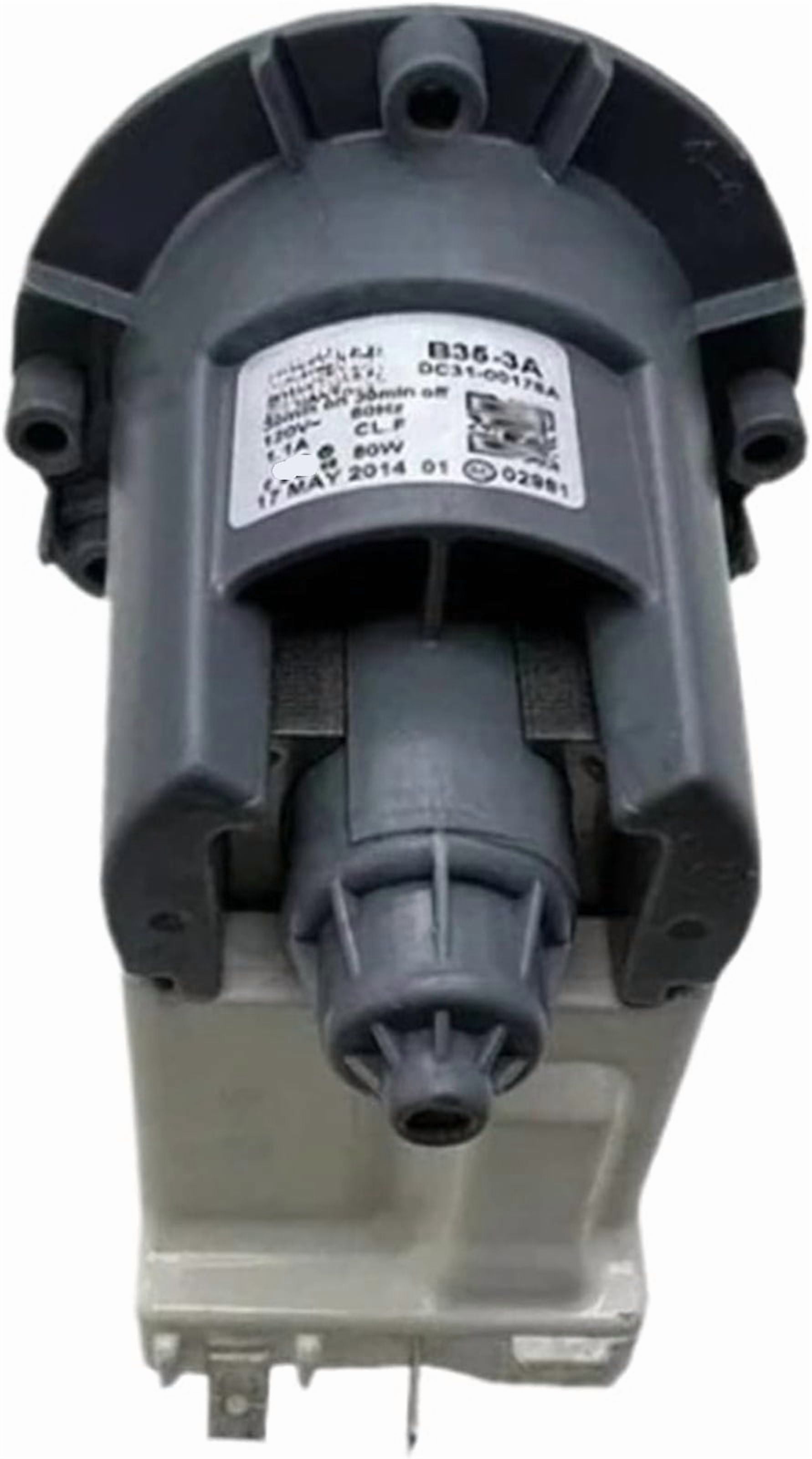SHDNCYQ Drain Water Pump Assembly Compatible for Samsung Washing Machine B35-3A DC31-00178A 120V 60Hz 80W Drainage Motor Washer Parts