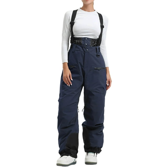 JMYHOAM Jumpsuits for Wmen Overalls Women Colorful Outdoor Warm Snowsuits Ski Suits Jackets Winter Jumpsuits