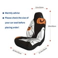 thumbnail image 3 of Uemuo Halloween Ghosts And Pumpkins Pattern Car Seat Covers for Front Seats Waterproof Seat Covers for Cars, Universal Auto Front Seats Protector Fits for Car-2 PCS, 3 of 6
