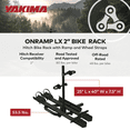 thumbnail image 6 of Yakima OnRamp LX Bike Rack with Ramp for 2 Inch Hitch Receivers, Black, 6 of 9