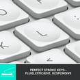 thumbnail image 3 of Logitech MX Keys Mini for Mac Minimalist Wireless Keyboard, Compact, Bluetooth, Backlit Keys, USB-C, Tactile Typing, Pale Grey, 3 of 12