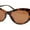 Tortoise - Brown, variant on Womens Classic Iconic Pin Up Girl Cat Eye Sunglasses Red - Black