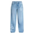 thumbnail image 5 of No Boundaries Low Rise Baggy Wide Leg Jeans, Women's 00-20, 5 of 5