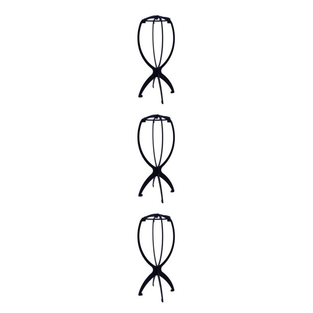 Guardurnaity Soporte De Peluca Plegable Para Mujer S Organización De Colección De Pelucas Soporte De Cabeza De Peluca De Exhibición De Sombrero Type1 NO1