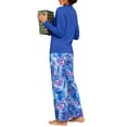 thumbnail image 6 of MINTREUS Womens Pajama Sets Soft Long Sleeve Sleepwear Ladies Loungewear Two Piece Pjs with Pockets, 6 of 7