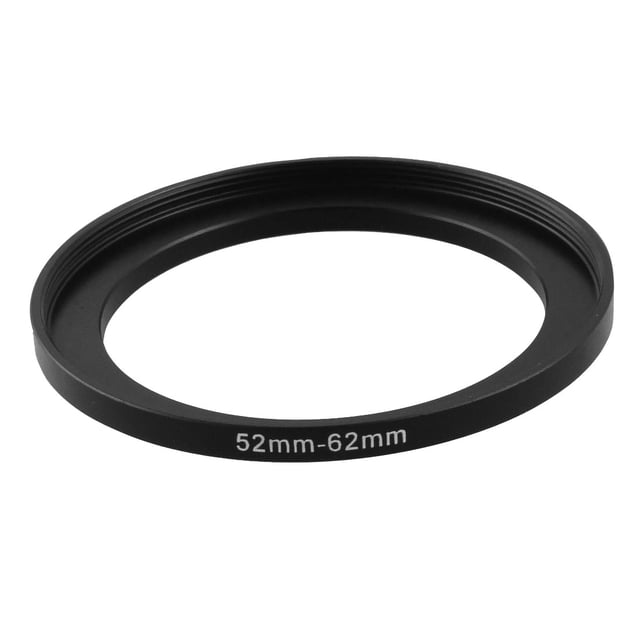 52mm-62mm 52mm to 62mm Black Step Up Ring Adapter for Camera