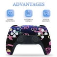 thumbnail image 4 of A Colorful Sign with Peace And Ribbon PS5/PS5 Pro/PS5 Slim Digital Disc Skin Sticker For Console And Controller Skins, 4 of 7