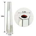 thumbnail image 3 of SHYFOY 15” Glass Glam Decorative Floor Vases, 3 of 11