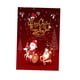 thumbnail image 3 of Paño Bandera de Navidad Porche de jardín Bandera colgante de Santa, color brillante, tapa con ranura Montando santa, 3 of 7