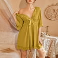 thumbnail image 2 of Women Sexy Foreign Advanced Sense Pure Desire For High Appearance Level Ice Silk Fun Home Nightdress, 2 of 6