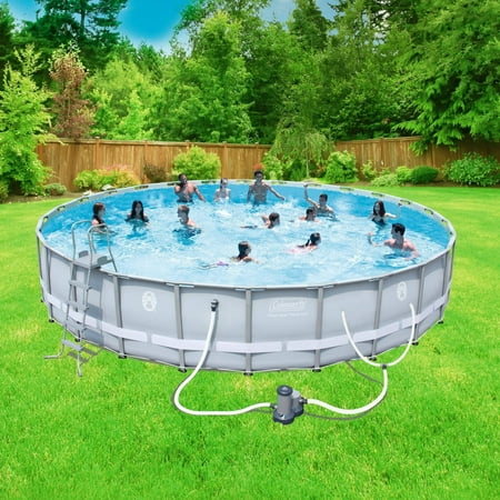 Coleman Power Steel 26 X 52 Frame Swimming Pool Set Walmart Com