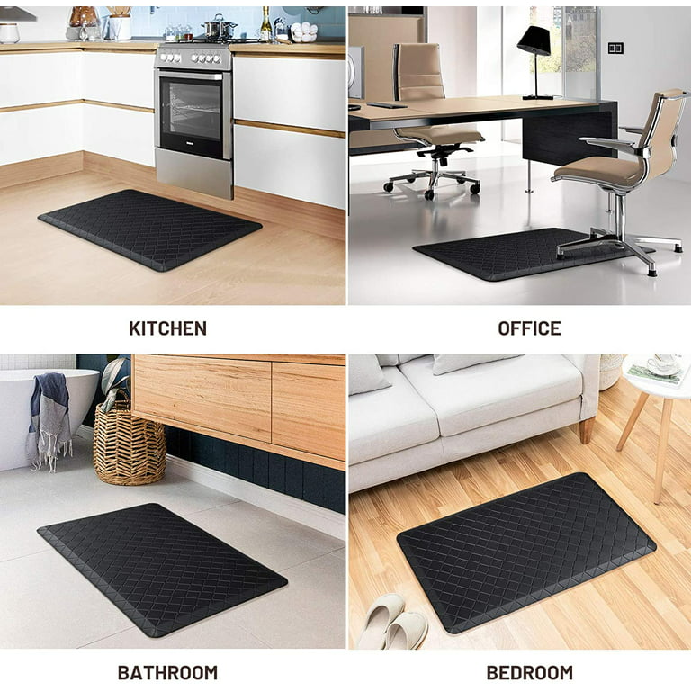 QIFEI Anti-Oil Kitchen Mat, Waterproof Non-Slip Kitchen Mats and Rugs PVC  Comfort Foam Rug for Kitchen, Floor Home, Office, Sink, Laundry QYSC-323 