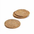 thumbnail image 2 of Two's Company Full Circle Jute Rope Coasters, Set of 4, 4.25-inch Diameter, One Size, Brown, 2 of 4