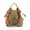 Khaki, variant on Mushroom Embroidery Tote Bag, Casual Shoulder Bag for Women, Trendy All-match Bag for Daily Use, Stylish Designer Crossbody Bag
