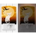 thumbnail image 2 of Caroline's Treasures BB4445CNL Halloween Foreign White Cat Ceramic Night Light, 6x4x3", multicolor, 2 of 2
