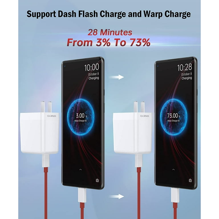 Fast Charging Oneplus Support 65 Watt Charger Charging Cable