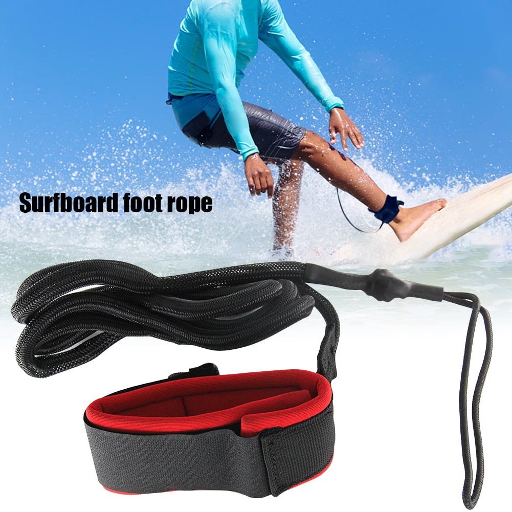 utdoor Beach PVC Surfboard Leash Foot Rope Magic Sticker Wear-resistant Safety 