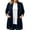 Navy, variant on Women's 3/4 Sleeve Cardigan Lightweight Soft Drape Cardigan with Pockets Loose Fit Casual Cardigan