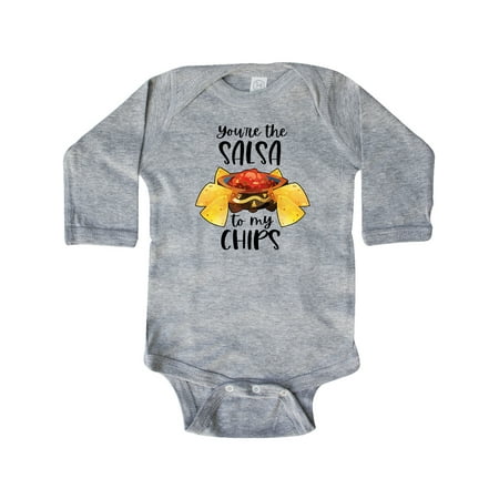 

Inktastic Cinco De Mayo You re the Salsa to my Chips Gift Baby Boy or Baby Girl Long Sleeve Bodysuit
