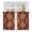 Brown, variant on Vintage Brown Tier Curtains, Boho Ethnic Geometric Abstract Art Southwestern Light Filtering Kitchen Curtains, 2Pcs Rod Pocket Half Window Treatments Panels for Sink Cafe Cabinet Basement 27.5x45In