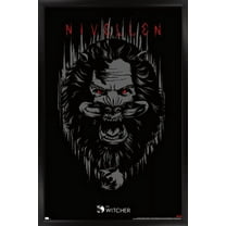 Netflix The Witcher Season 2 - Nivellen Wall Poster, 14.725" x 22.375", Framed