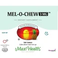 thumbnail image 7 of Maxi Health Chewable Melatonin Sleep Aid, 3 mg Tablets, Berry Flavor, 100 Count – Sleep Support, 7 of 7