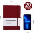 thumbnail image 2 of 20 Pack Journals for Writing College Ruled Notebooks Journal in Bulk, Hardcover Notebooks (200Pages) for Note Talking, Lined Bullet Journals for Home School Office, 5.7"x8.4", Navy, 2 of 5