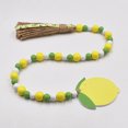 thumbnail image 1 of IFANLANDOR 1Pack Rustic Wood Bead String Festive Atmosphere Diy Tassel Ornament 1.6In Multi Color, 1 of 8