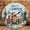 Happy Campers Clock, variant on 12 Inch Wall Clock, Campfire Scene Wall Wooden Round Wall Clocks with Silent Non-Ticking Quartz Movement, Battery Operated, Art Decor Hanging Clock for Kitchen, Bathroom, Bedroom, Living Room