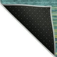 thumbnail image 3 of Addison Rugs Chantille Indoor/Outdoor Transitional Geometric, Abstract Teal Washable Rectangle Rug, 2'6" x 3'10", 3 of 6