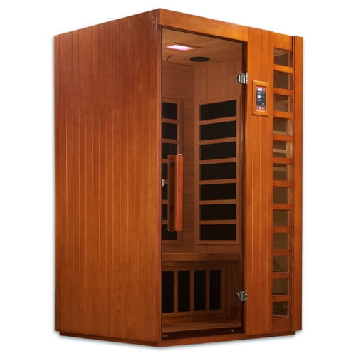 Dynamic Infrared Puretech Low EMF 2 Person IR Carbon FAR Infrared Sauna by Geopot